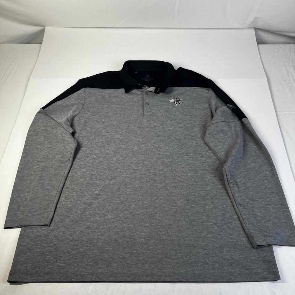 Adidas BGC Long Sleeve PrimeGreen Half Button Up Men’s 2XL
